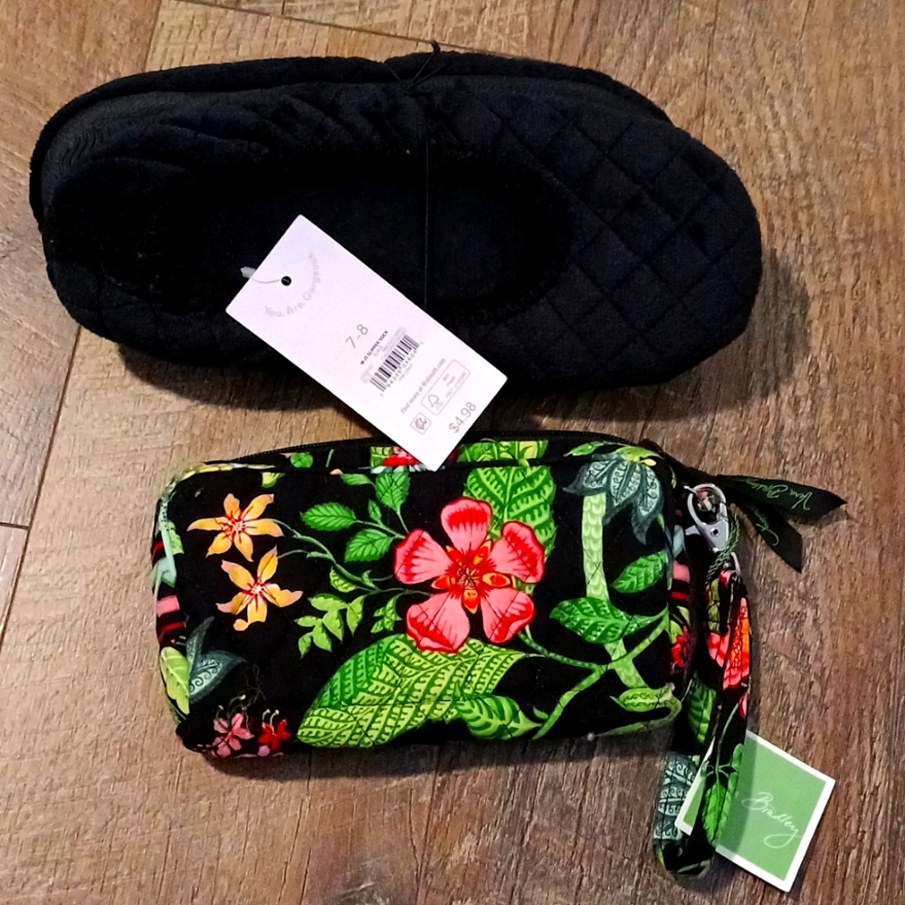 Mothers day gift set vera bradley bag/ballet slippers nwt❤️